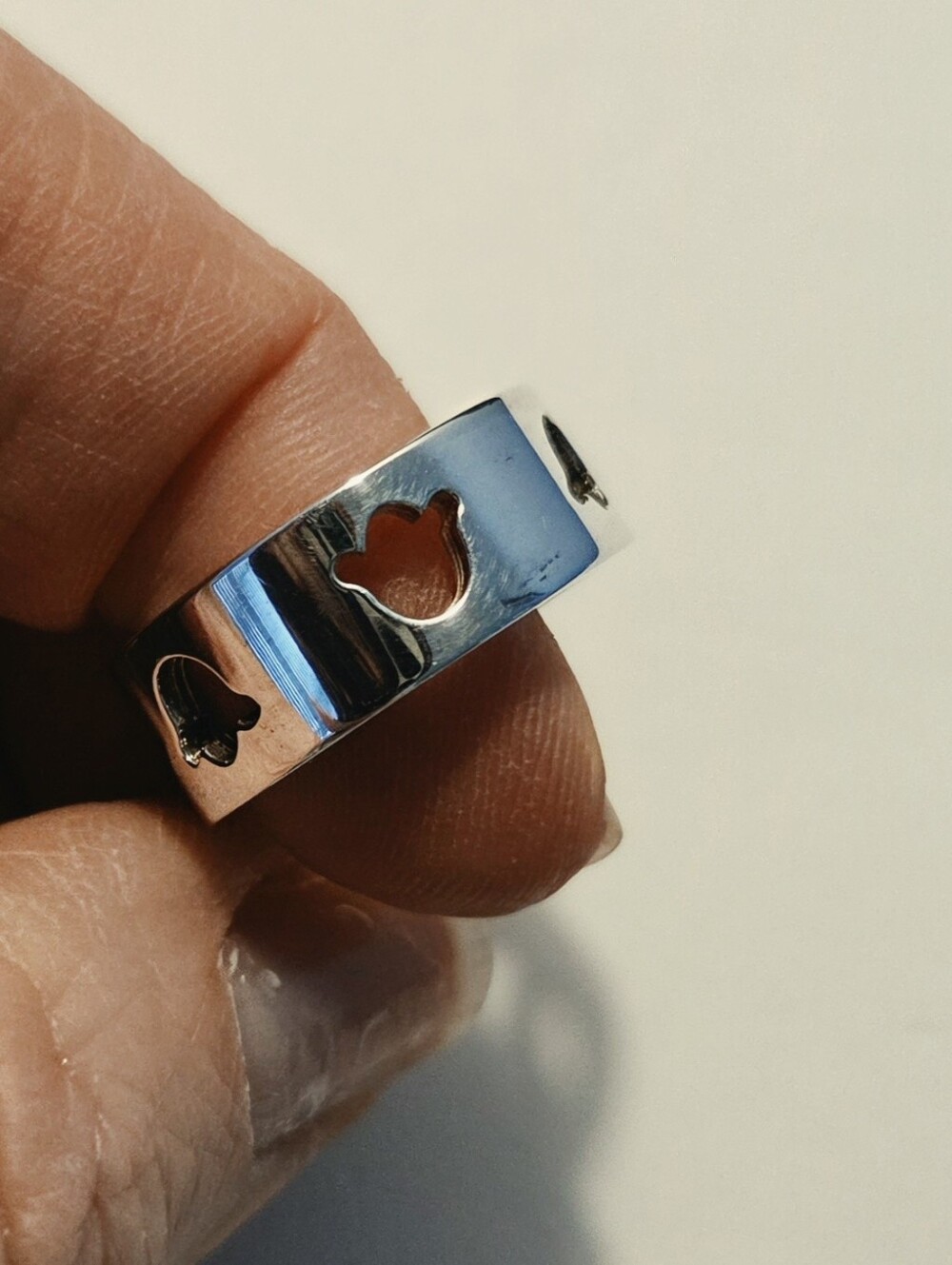 Tiffany & Co Tulip Cut Out Sterling Band Ring
